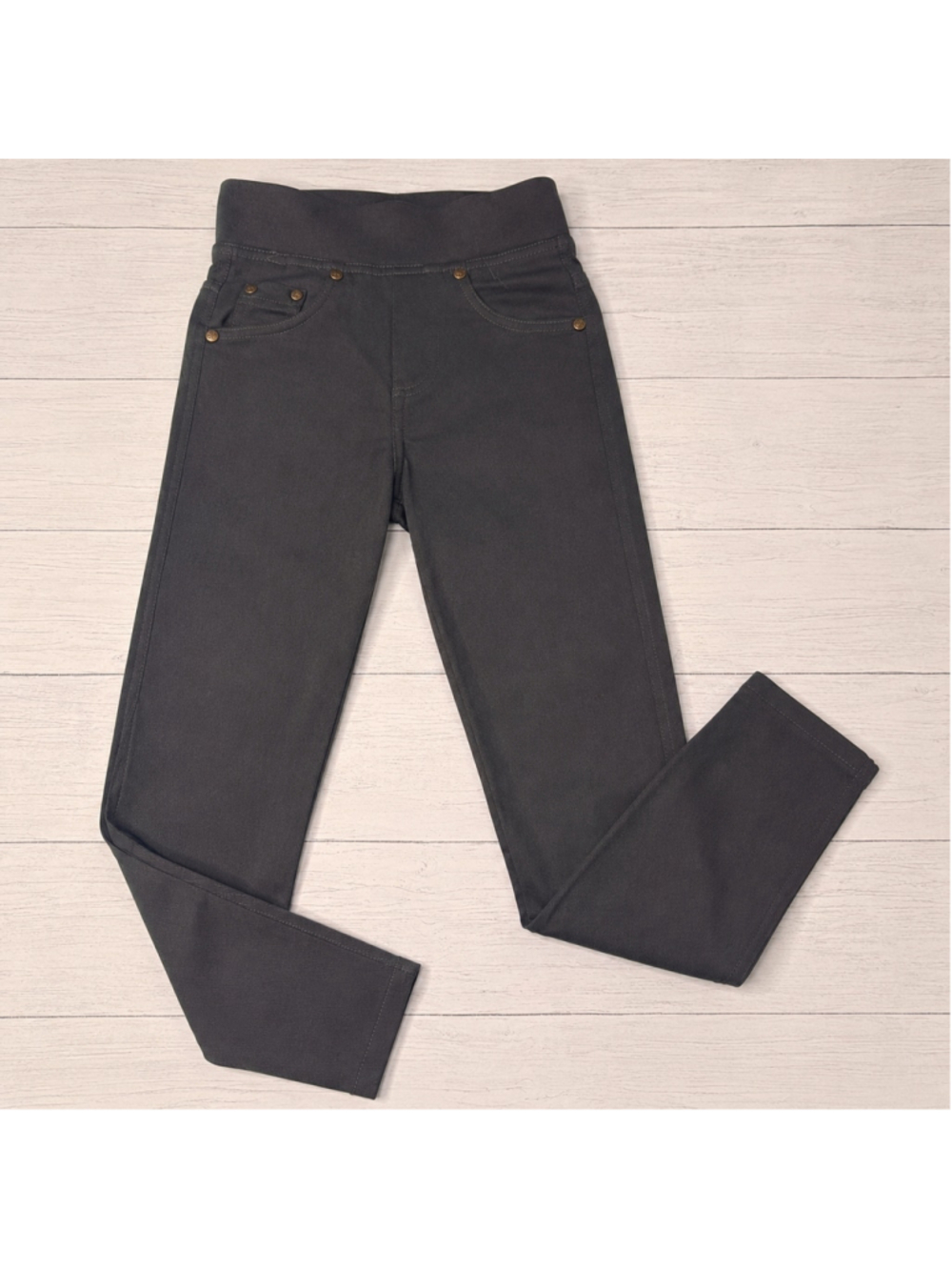 New Mix Ponte Pants 2XL (best size 12-14) Charcoal Gray Slim Fit Stretch NWT